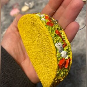 Taco Ceramic Christmas Ornament